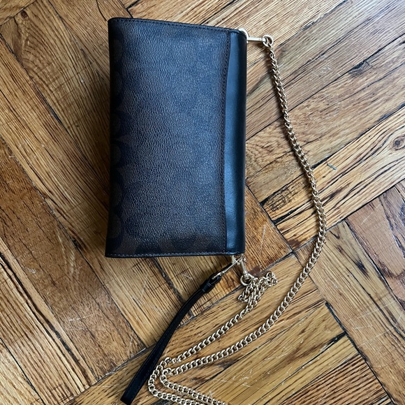 Coach Leather Logo Crossbody Bag - Picture 7 of 9